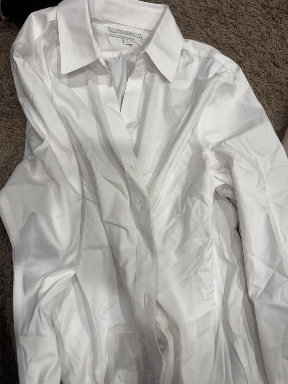 Brooks Brothers White Spread-Collar Dress Shirt
